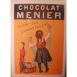 Chocolat Menier - 50x70 cm - AFFICHE / POSTER