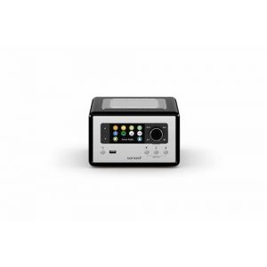 Sonoro Relax - Radio Internet en bois avec wifi, Spotify, FM / DAB + Radio et Bluetooth - Noir