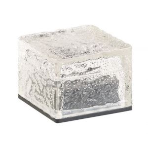 Lunartec : Pav&eacute; solaire &agrave; LED RVB avec capteur de luminosit&eacute;