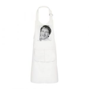 Fabulous Tablier Cuisine Enfant 2 Poches Blanc Robin Williams Portrait Drole - Haut de gamme