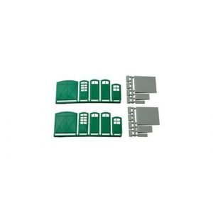 Portes et portail, escaliers et rampes H0 AUHAGEN 80250