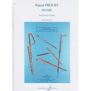 Partitions classique BILLAUDOT PROUST PASCAL - RÊVERIE - FLÛTE Flûte traversière