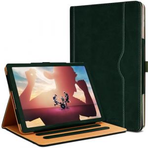 Karylax - Étui de Protection et Mode Support 3 Inclinaisons (Motif R01-Vert Foncé) pour Tablette Archos Core 101 3G V5