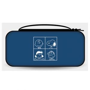 Sac de rangement pour Nintendo Switch motif de dessin anim&eacute; Snoopy Bleu