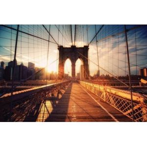 Brooklyn Bridge Sunset - 61x91,5 cm - AFFICHE / POSTER