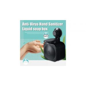 Distributeur de savon à ventouse 2pc boîte étanche abs fixée au mur pour salle bain