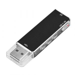 8 Go Enregistreur Numérique Vocal Portable, Clé USB Numérique Enregistreur Rechargeable Ultra-Mince Dictaphone