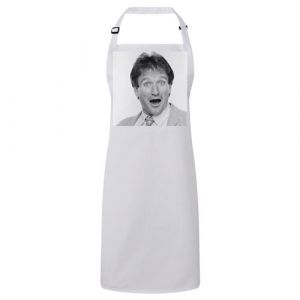 Fabulous Tablier Cuisine Premium Blanc Robin Williams Portrait Comedie