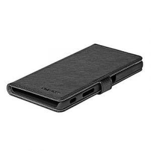 Nevox ORDO - &Eacute;tui &agrave; rabat pour t&eacute;l&eacute;phone portable - cuir PU - noir - pour Sony XPERIA Z5