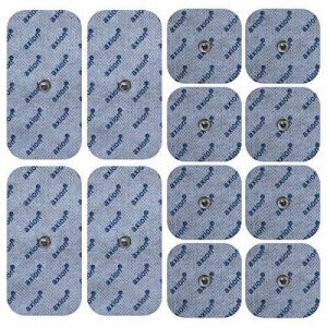 12 &eacute;lectrodes MIXTES pour &eacute;lectrostimulateurs SANITAS/BEURER/BLUETENS
