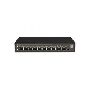 LevelOne FGP-1031 commutateur r&eacute;seau Non-g&eacute;r&eacute; Gigabit Ethernet (10/100/1000) Connexion Ethernet, supportant l'alimentation via ce port (PoE) Noir