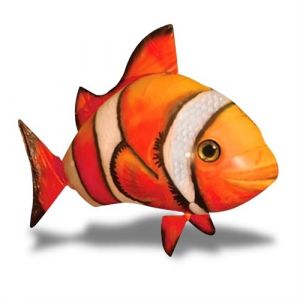 Poisson clown volant gonflable et télécommandé radiocommandé RC