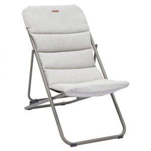 Hesp&eacute;ride - Chilienne de jardin pliante NILLIA - Noisette et caf&eacute; - Nillia