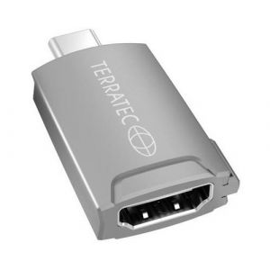 Terratec 306704 USB-C Adaptateur [1x T mâle - 1x USB-C™ mâle] gris