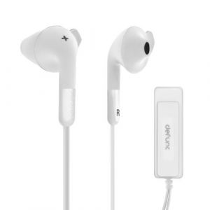 DeFunc BT Hybrid - Écouteurs avec micro - embout auriculaire - Bluetooth - sans fil - blanc