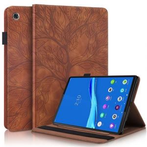Étui FOXDOCK à rabat pour Samsung Galaxy Tab S6 Lite 2024 antichoc en relief avec support et emplacement pour carte-Noir