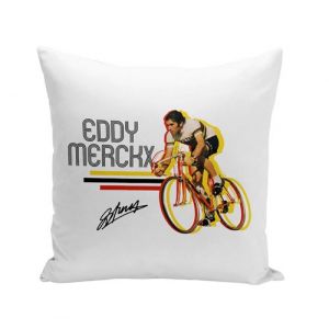 Fabulous Coussin blanc Eddy Merckx Vintage [40x40 cm]
