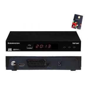 Sagemcom DS81HD décodeur satellite TNTSAT avec carte TNTSAT