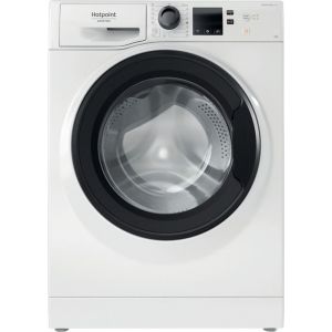 Hotpoint Ariston NS1069CWKEUN - Machine &agrave; laver - largeur : 59.5 cm - profondeur : 63.9 cm - hauteur : 85 cm - chargement frontal - 71 litres - 10 kg - 1400 tours/min - blanc