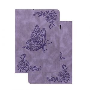 &Eacute;tui pour FLOODKING Honor Pad X8 Pro , fentes pour cartes int&eacute;gr&eacute;es, porte-crayon, Violet