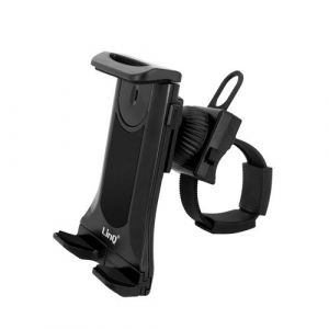 Support LinQ pour Téléphone / Tablette Guidon Fixation Bracelet Rotatif à 360° Noir