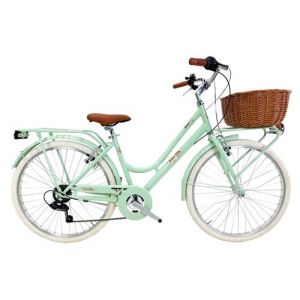 Vélo de ville Dolce Vita by Canellini ROMA 26 avec panier - Vert Clair