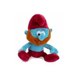 Peluche ken frere du grand schtroumpf 33 cm - set doudou enfant collection schtroumpf avec 1 carte tigre