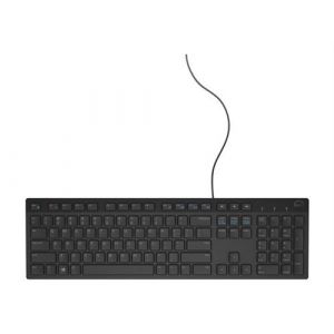 Dell KB216 - Clavier - USB - QWERTY - Finnois - noir - pour Dell 55XX; Inspiron 17R 7720; Latitude 7400 2-in-1, D630; OptiPlex 50XX, 5250, 90XX