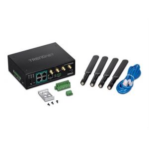 TRENDnet TI-WP100 - Routeur sans fil - commutateur 4 ports - GigE - Wi-Fi 5 - Bi-bande - Conformité TAA