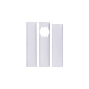 D&eacute;flecteur de plaque de joint de fen&ecirc;tre r&eacute;glable universel pour climatiseur mobile