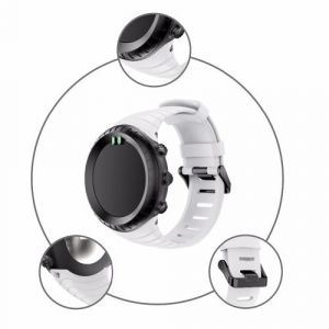 Bracelet en silicone blanc pour votre Suunto Core