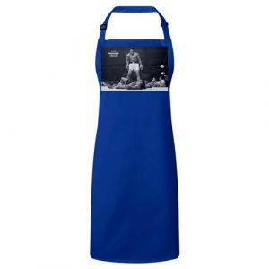 Fabulous Tablier Cuisine Premium Bleu Mohamed Ali KO Au Premier Round