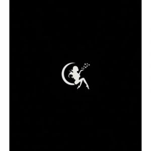 Pochoir adhésif fée lune 7x10 cm - ki-sign