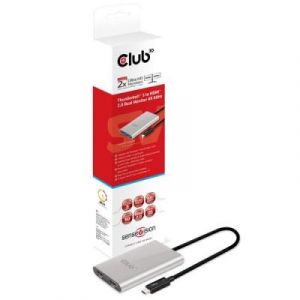 CLUB3D Thunderbolt 3 to Dual HDMI 2.0 Adapter