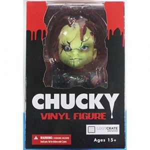Mezco Toyz Chucky Figure stylisée qui brille dans le noir NYCC 2015 Creepy LootCrate Exclusive