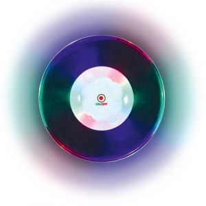 Dessous de bouteille LED &agrave; piles transparent lumineux en polym&egrave;re -  - ALTOBUY