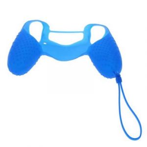 Housse de Protection en Silicone pour Manette PS4 Bleu