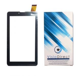 Visiodirect® Vitre ecran tactile pour POLAROID MID3807 7" tablette noire