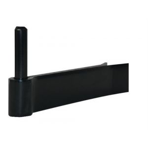 Gond de volet &agrave; sceller 2 lames 50x8x190mm diam&egrave;tre 20mm cataphor&egrave;se noire - TORBEL - 6158204