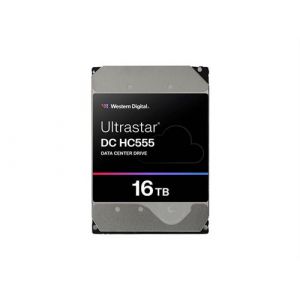 WD Ultrastar DC HC555 - Disque dur - Centre de donn&eacute;es - 16 To - interne - 3.5" - SATA 6Gb/s - 7200 tours/min - m&eacute;moire tampon : 512 Mo