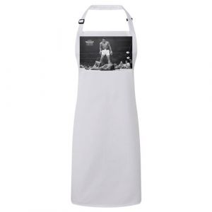 Fabulous Tablier Cuisine Premium Blanc Mohamed Ali KO Au Premier Round