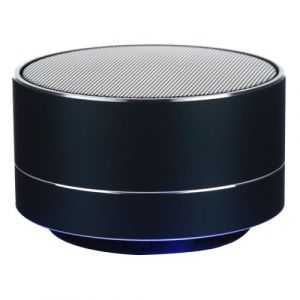 Enceinte bluetooth mini haut-parleur st&eacute;r&eacute;o portable avec mic int&eacute;gr&eacute; et ampli led appels mains-libres et carte tf distance: 10m noir