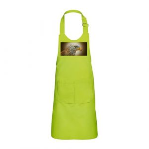 Fabulous Tablier Cuisine Enfant 2 Poches Vert Milan Royal Aigle Magnifique - Haut de gamme