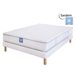 Ensemble matelas sardem belle literie passion + sommier tapissier 160x200