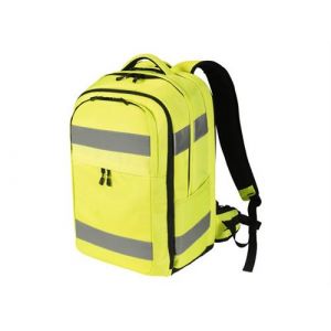 DICOTA Hi-Vis - Sac &agrave; dos - 32-38 litres - polyur&eacute;thanne thermoplastique (TPU), 600D RPET - jaune