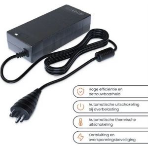 GO SOLID! Chargeur V&eacute;lo &Eacute;lectrique - compatible avec Bergamont E-Horizon 42V/4A