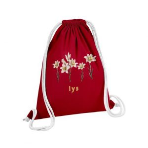 Fabulous Sac de Gym en Coton Rouge Lys Chic 12 Litres