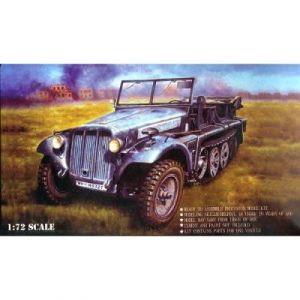 Maquette Half-track Sd.Kfz 10 Demag-D7 avec figurines Caesar Miniatures