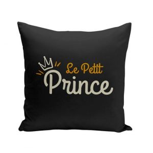 Fabulous Coussin noir Le Petit Prince [40x40 cm]