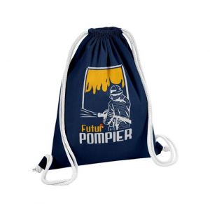 Fabulous Sac de Gym en Coton Bleu Futur Pompier 12 Litres